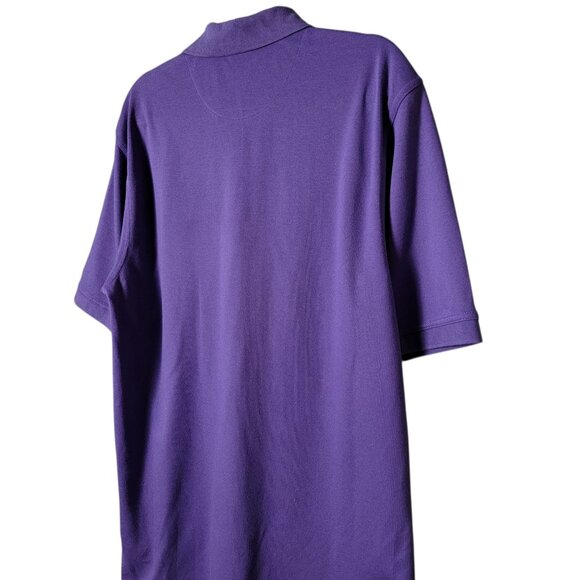 Nike Mens Purple Dri-Fit Golf Short Sleeve Polo Shirt Large - Picture 5 of 9